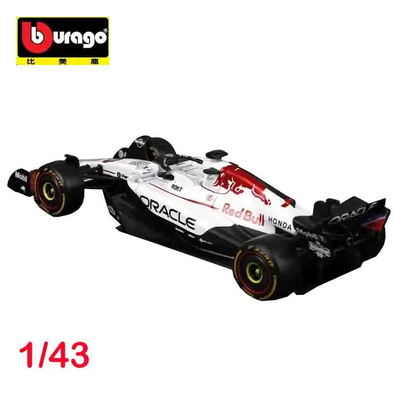 Bburago 1:43 F1 ريد بول RB21 2025 محطة يابانية # 1 Verstappen # 22 لعبة مجسمة مصنوعة من خليط معدني لسيارة يوكي تسونودا قابلة للتجميع #4