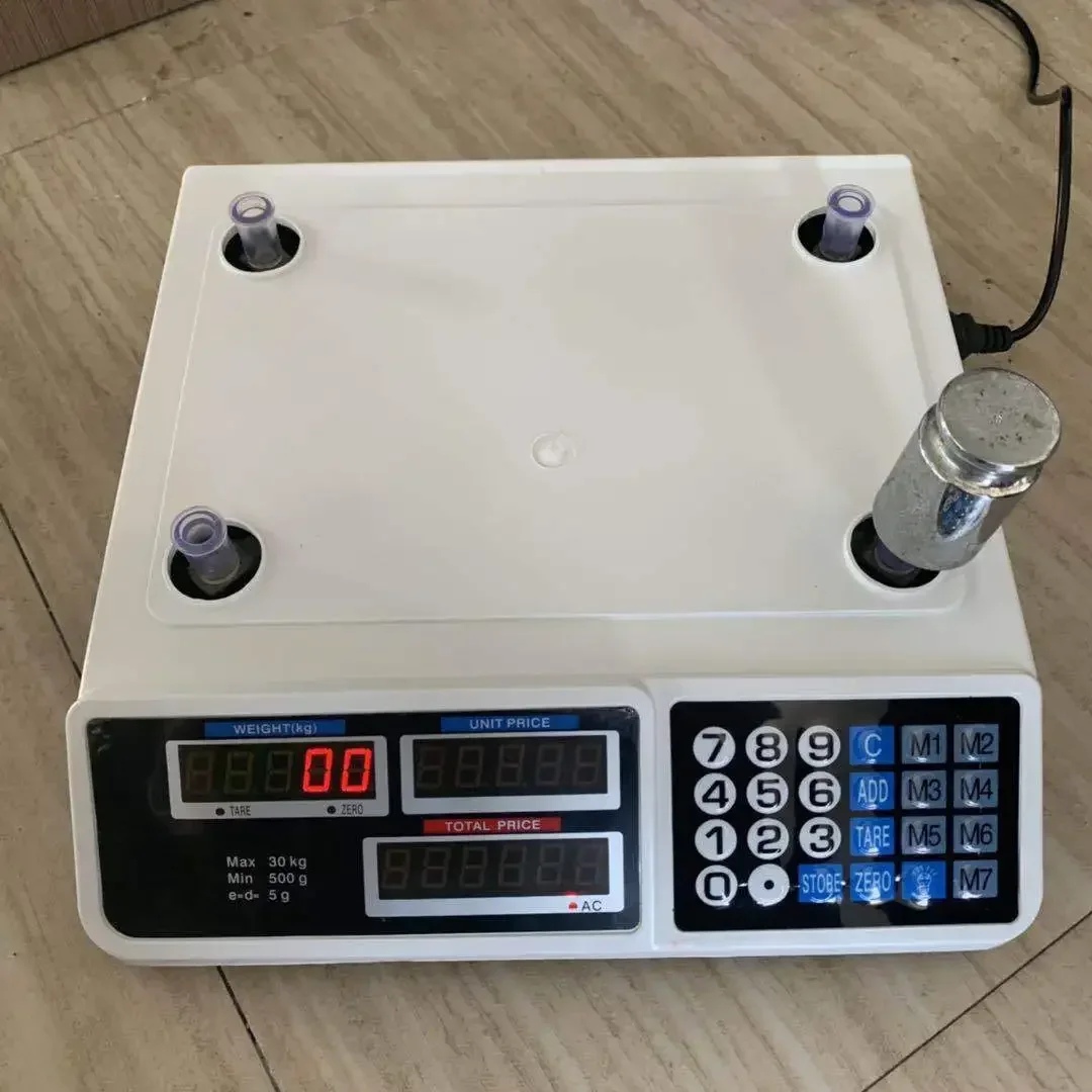 Waterproof Guaranteed Quality Fruit Weighing Price Digital 30kg Computing Scale