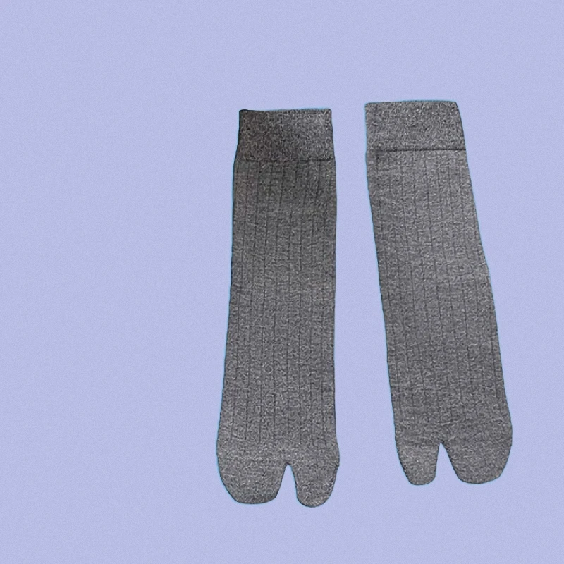 5/10 Pairs High Quality Sweat-Absorbent Two-Finger Women's Comfortable Socks Split Toe Women's Mid-Tube Cotton Socks