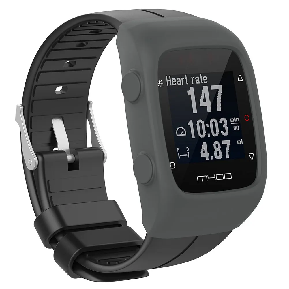 1Pcs Slim Lightweight Silicone Protective Case for M430 Fitness Watch Turn Your Tracker Into A Style Statement Easy