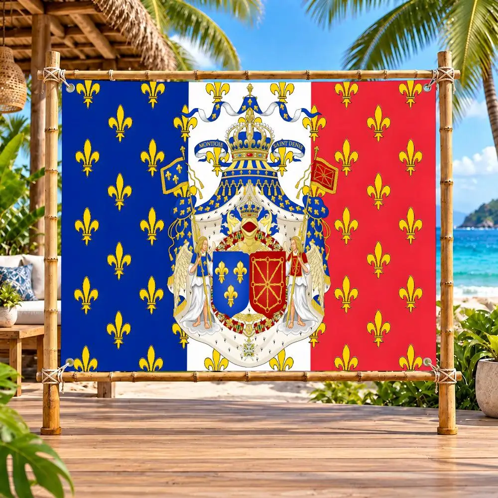 Napoleonic French Vintage Flags Durable Outdoor Indoor Festive Decoration Classic Design Wall Room Banner
