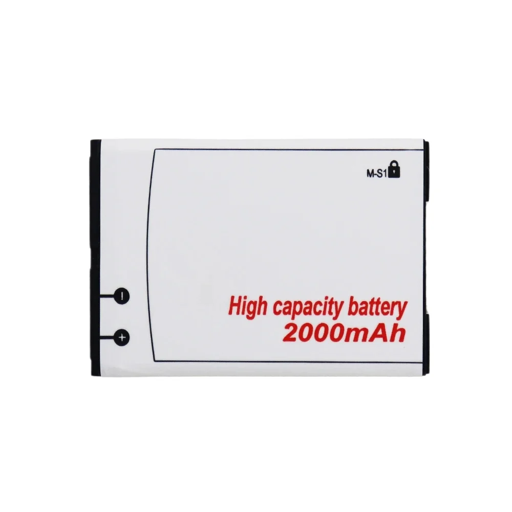 High Capacity 2000mAh MS1 M-S1 Battery For Blackberry Bold 9000,9030,9630,9700,9780 Mobile Phone