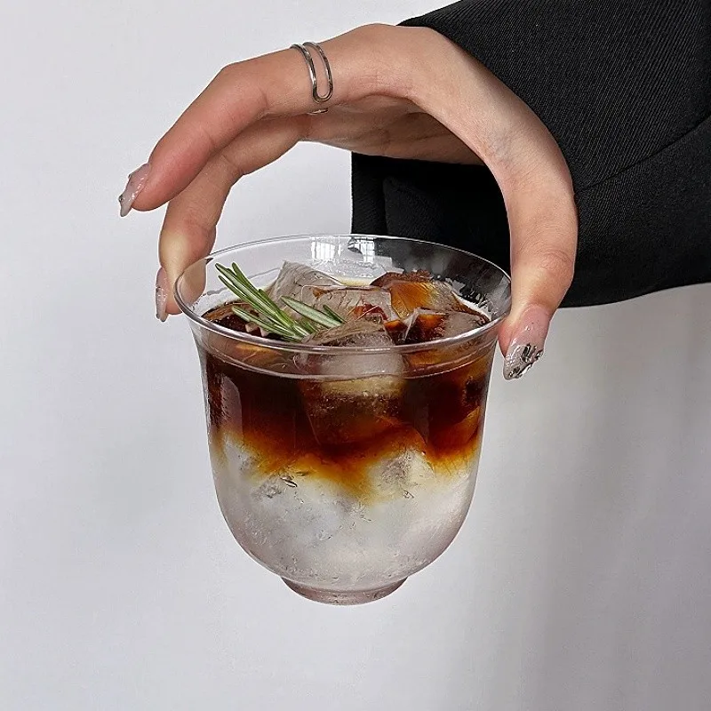 

Ins Ретро Легкая стеклянная чашка в китайском стиле Коктейльная чашка Классическая чашка для хоккея с шайбой Чашка для виски Кофейная чашка Чашка для холодных напитков