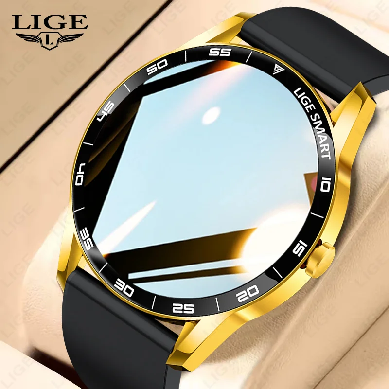 

LIGE Voice Calling Bluetooth Smart Watch Men Women 1.38" HD Screen 24H Health Monitor 100+ Sports Fitness Smartwatch For Android