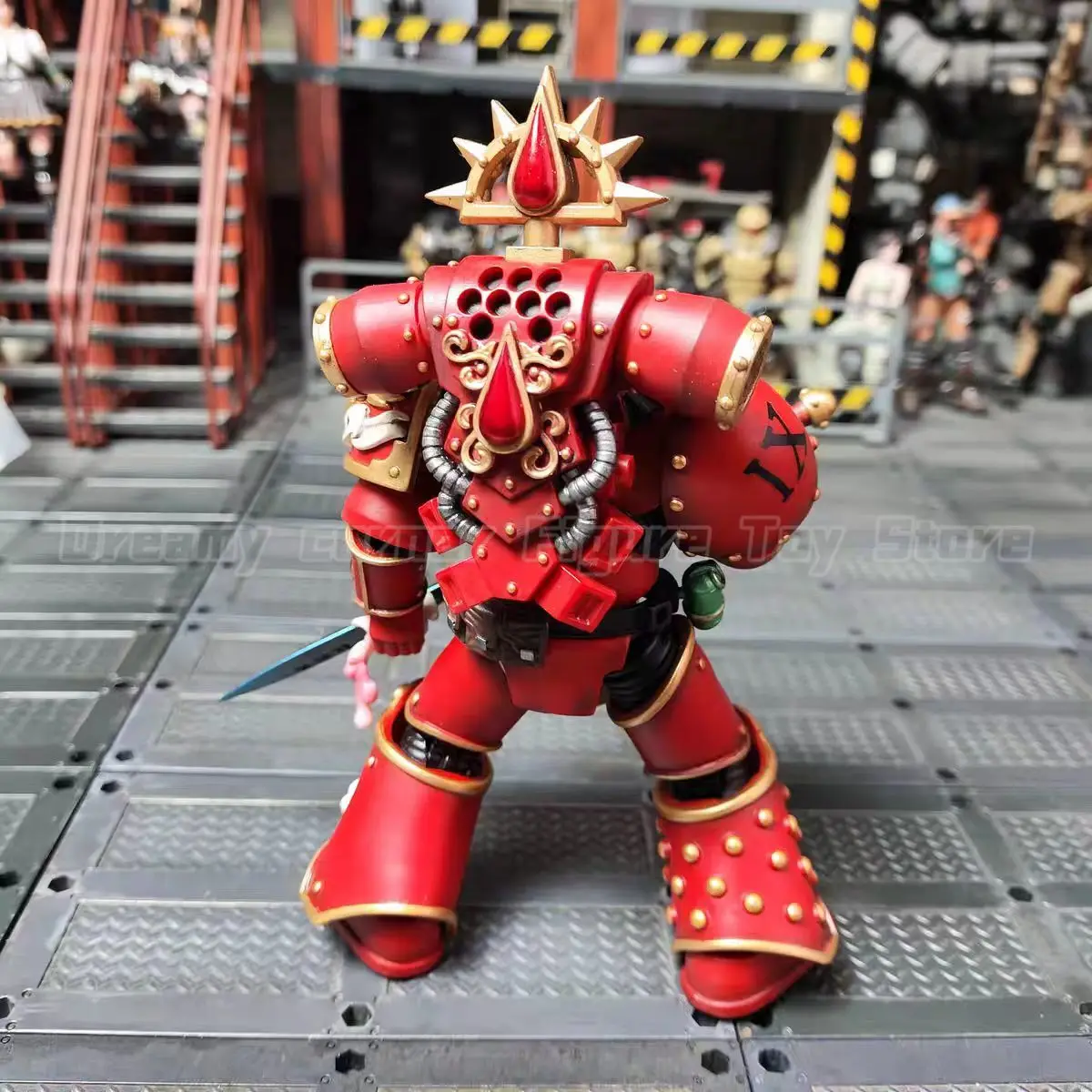 【In Stock】JOYTOY Warhammer 40K 1/18 Action Figure Blood Angels Raldoron First Captain of The Blood Angels Toys