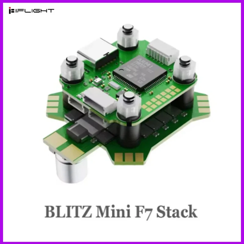 

iFlight BLITZ Mini F7 Stack with BLITZ Mini F7 V1.2 Flight Controller / BLITZ Mini E55 4-IN-1 2-6S ESC for FPV Racing Drone