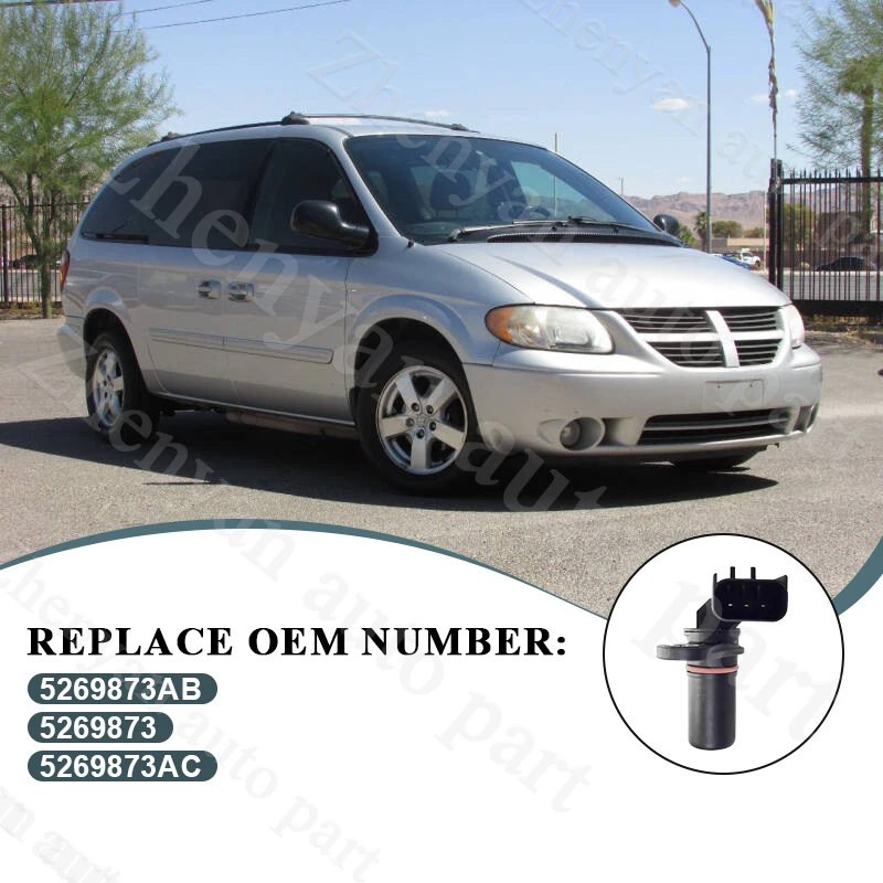 Zhenyan Crankshaft Position Sensor Car Quality for CHRYSLER VOYAGER 2003 for DODGE CARAVAN 2003~2007 5269873AB 5269873 5269873AC