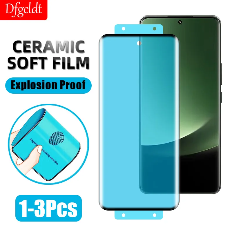 

1-3Pcs Explosion-proof Ceramic Film For Xiaomi 13 Lite 12 12X 12S 11 Ultra 10 Pro Screen Protector For Xiaomi Civi 2 3 Not Glass
