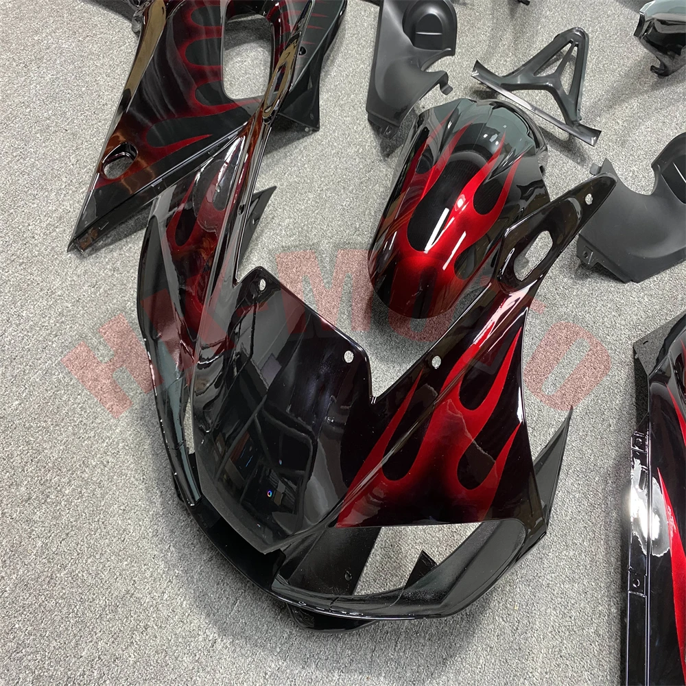 Motorcycle Fairing Kit Fit For YZF600 YZF-R6 YZF R6 1998 1999 2000 2001 2002 Bodywork Set High Quality ABS Injection Black Red