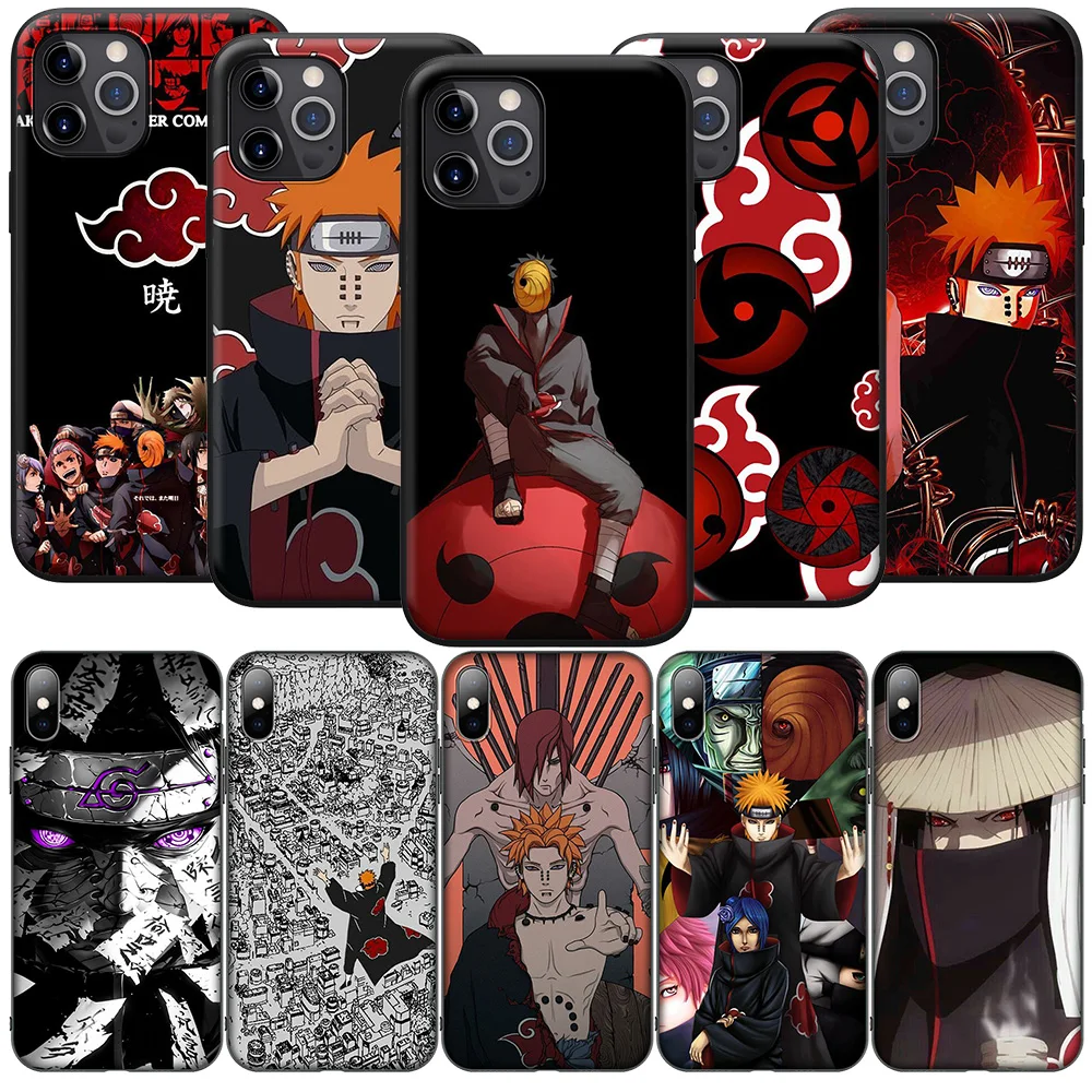 SA3 Akatsuki Pain Soft Case for Samsung Galaxy A55 A53 A52 A51 A21S A21 A22 A24 A25 A13 A12 A11 M15 M55 A05 A05S A31 A35