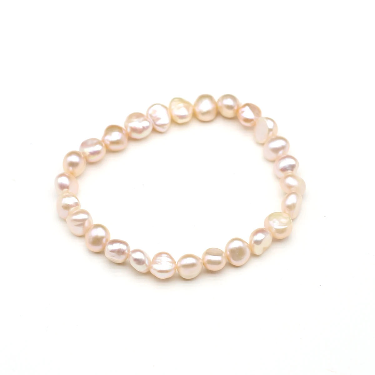 Hot Sale 100% Natural Pearl Bracelet Charms Elastic Rope Colorful Pearl Bracelets Real Pearl Gift for Girl Friend