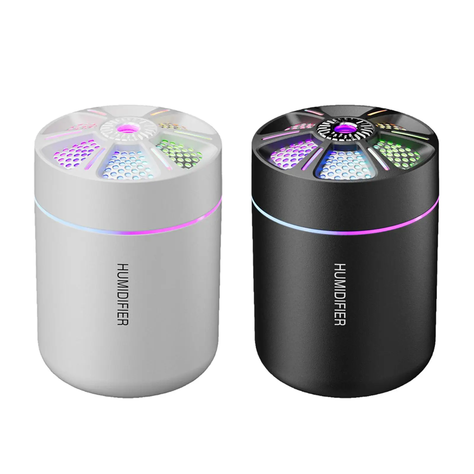Mini Air Humidifier Mute Nightlight Desktop Humidifier Aroma Diffuser for Household Fitness Room Yoga Studio Office Living Room
