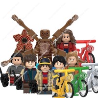 Hot Toys New strangeing tales Season 5 Action figures Dustin Mike Will Steve Eleven Nancy Vecna Demogorgon blocks MiniFigure Toy