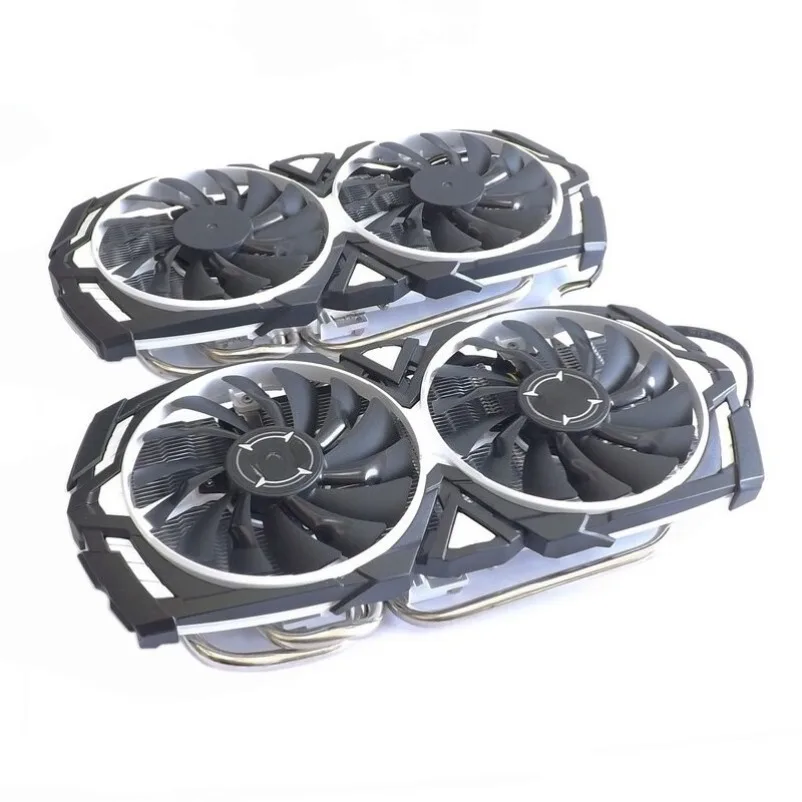 GTX1070 1070TI 1080 ARMOR 58mm graphics card radiator 3 heat pipe, graphics card fan