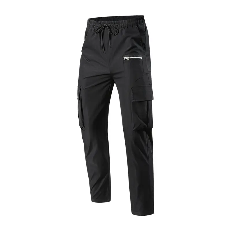 

Мужские повседневные брюки прямого кроя с высокой талией, нейтральные цвета, весна-осень, черные, белые, базовые цвета, F0F02, размер по этикетке