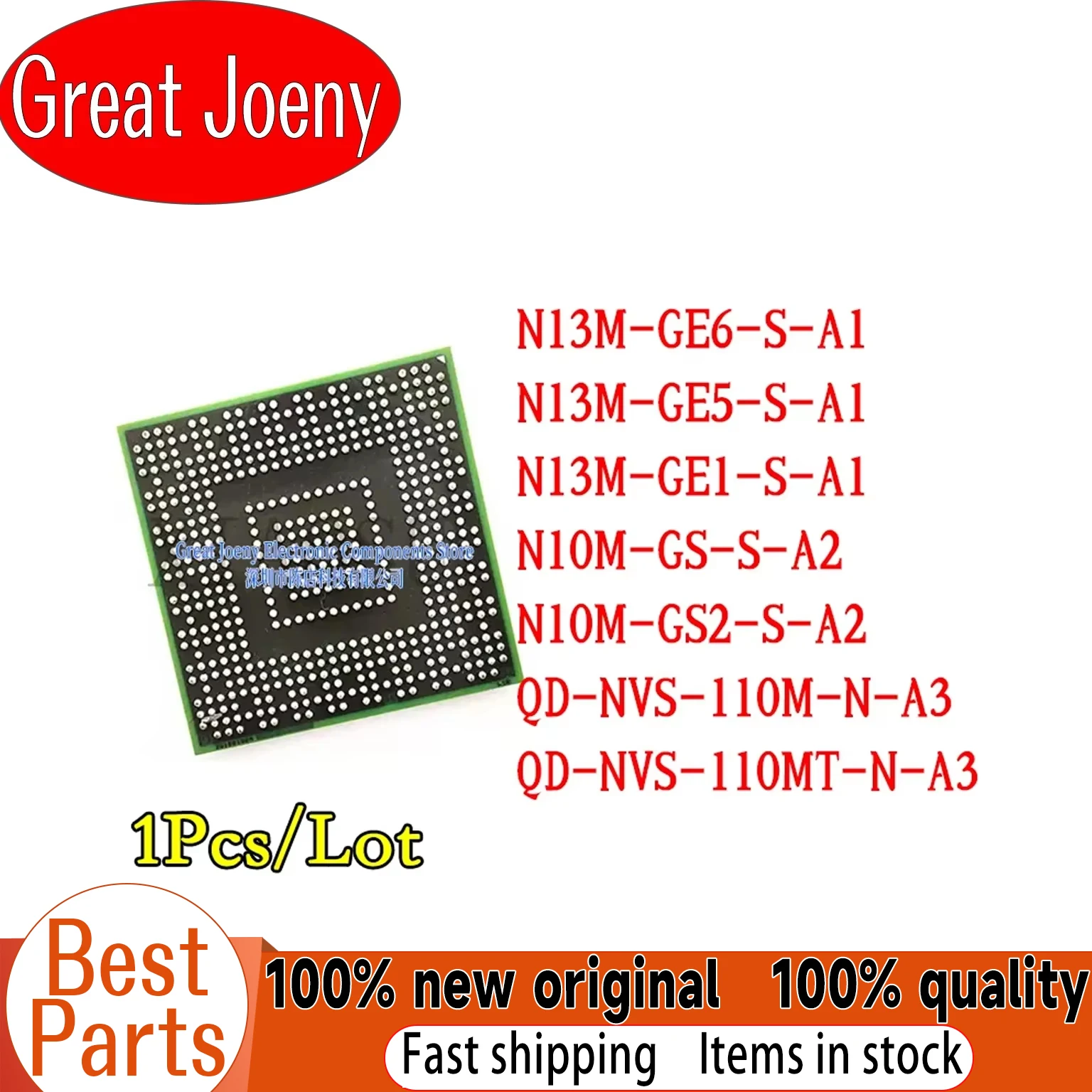 New N13M-GE1-S-A1 N13M-GE5-S-A1 N13M-GE6-S-A1 N10M-GS-S-A2 N10M-GS2-S-A2 QD-NVS-110M-N-A3 QD-NVS-110MT-N-A3 BGA Chipset In Stock