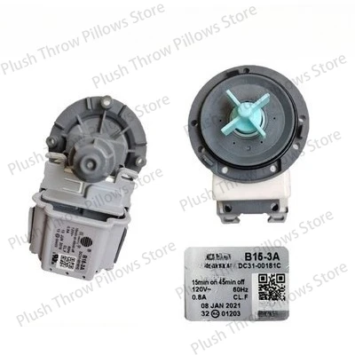 

Двигатель сливного насоса стиральной машины барабанного типа B15-3A/DC31-00181C (120 В 60 Гц)