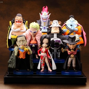 Ein Stück Anime Oka Shichibukai -Figur, Donquixote, Doflamingo, Marshall D Teach, Dracule Mihawk, Bartholemew -Modell, gegenwärtiges Spielzeug, 8pcs 8 Hauptverkäufe Doflamingo Puppe - №7