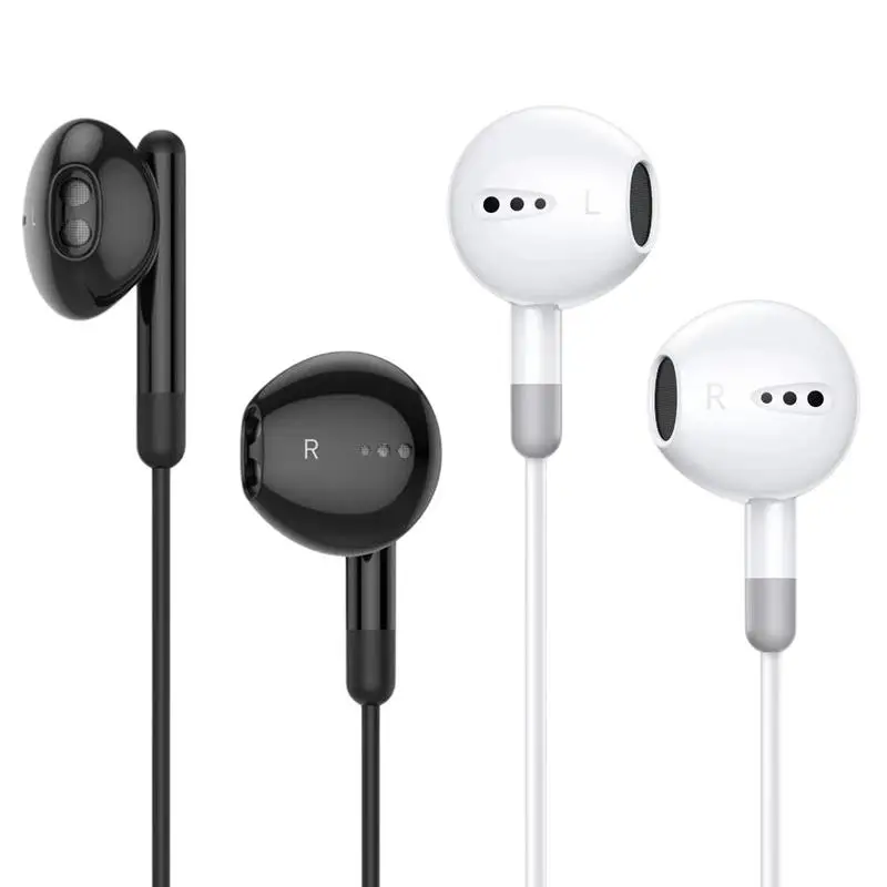 Type C In-Ear Headphone HD Wired Earphone with Volume Control Digital Player Accessory for Parents Students Kids Music Fans