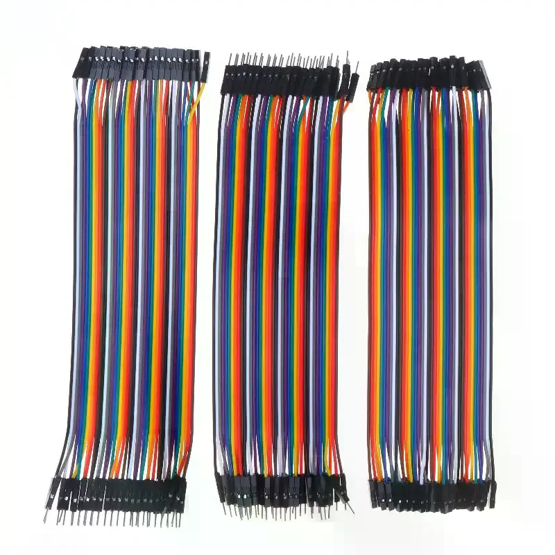 Multicolored Jumper Wire Male Male Male Female Female Female 15cm 20cm DIY Electronic Circuit Project Wiring