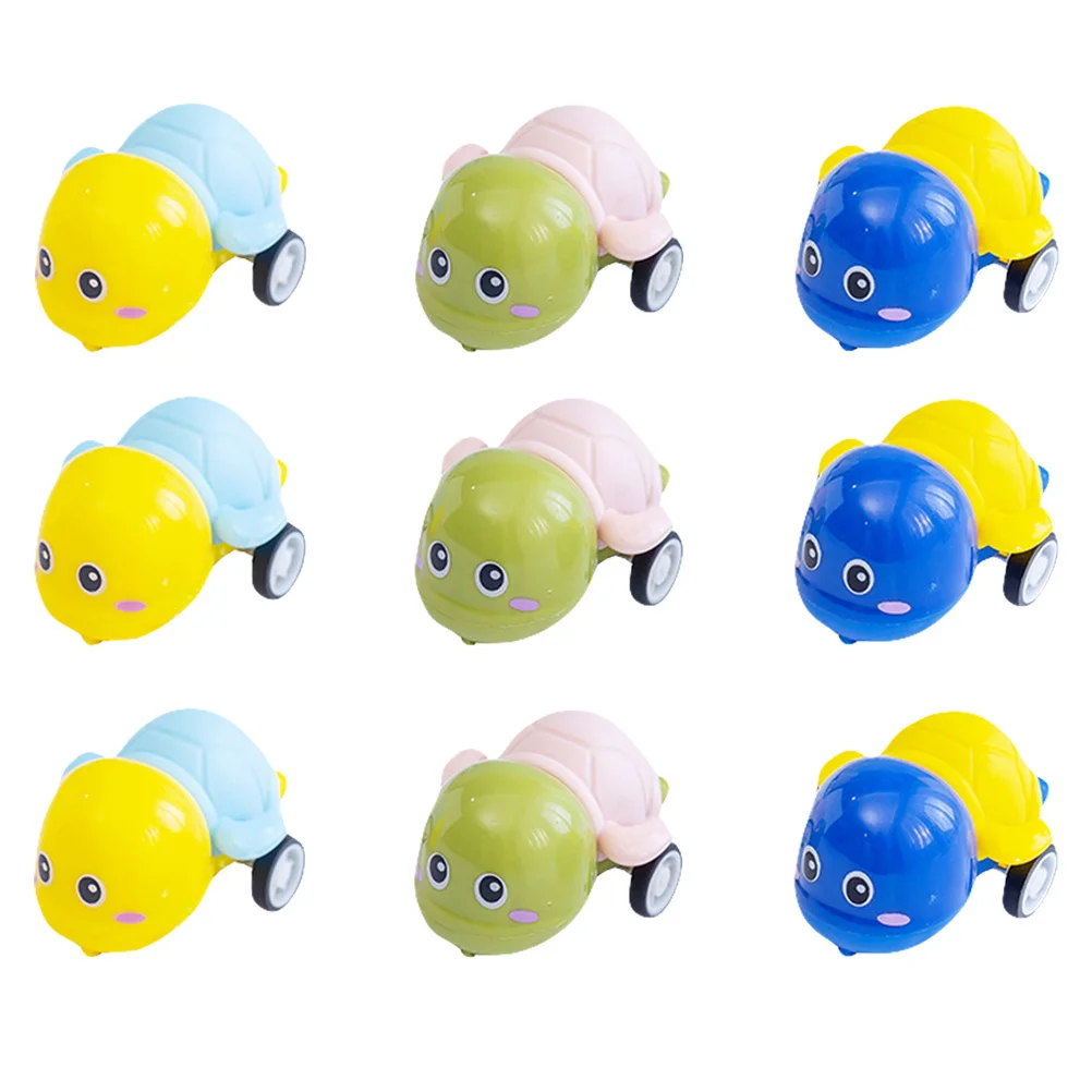 

Набор из 24 машинок-каталок с мультяшными персонажами, развивающие игрушки для детей, случайные цвета, компактный подарочный набор для малышей, игрушки-каталки для детей