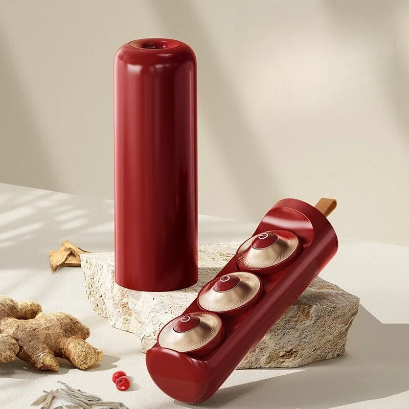 

Heat compress, electronic smokeless moxibustion box, home smart massage sticker