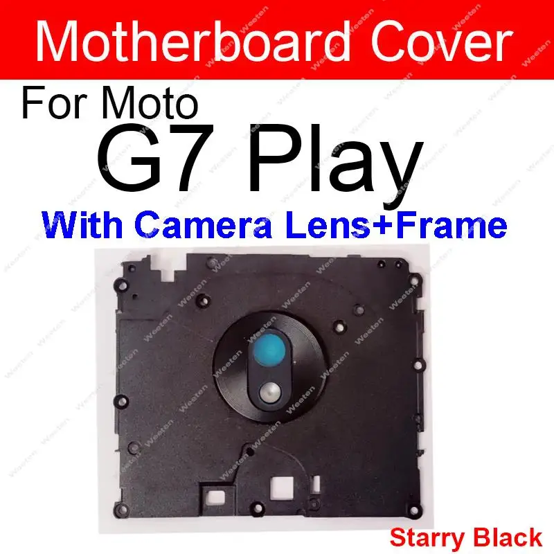 Motherboard Housing For Motorola MOTO G6 G7 G8 G9 Play Power Lite G7 G8 G9 Plus Rear Mainboard Frame Flash Cover Lens Holder