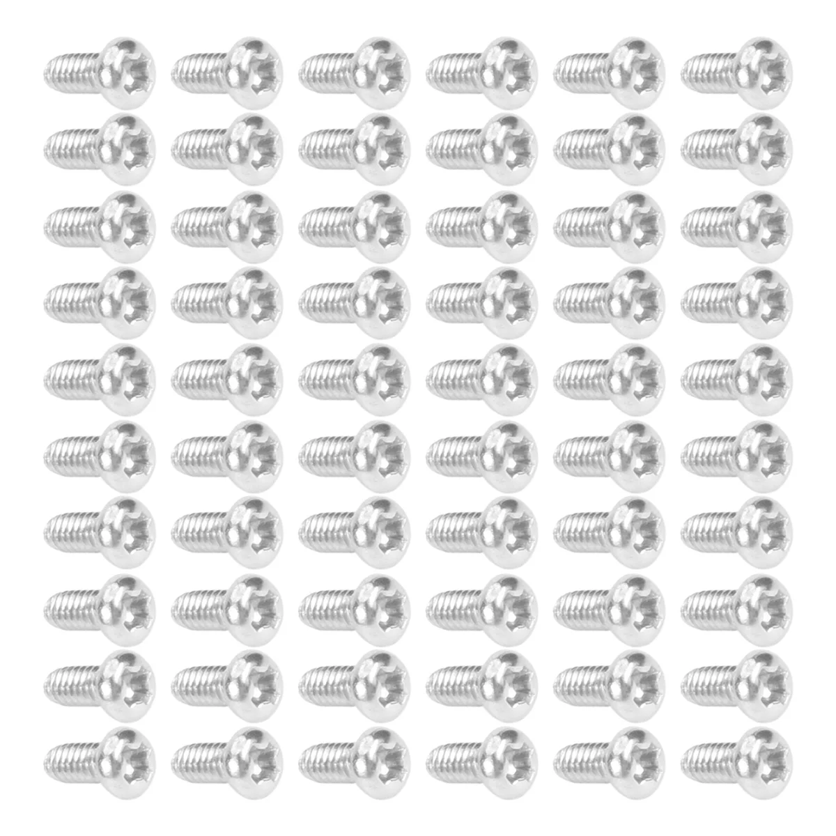 Parafusos Phillips de cabeça redonda 304 aço inoxidável, M2 x 4mm, 60pcs