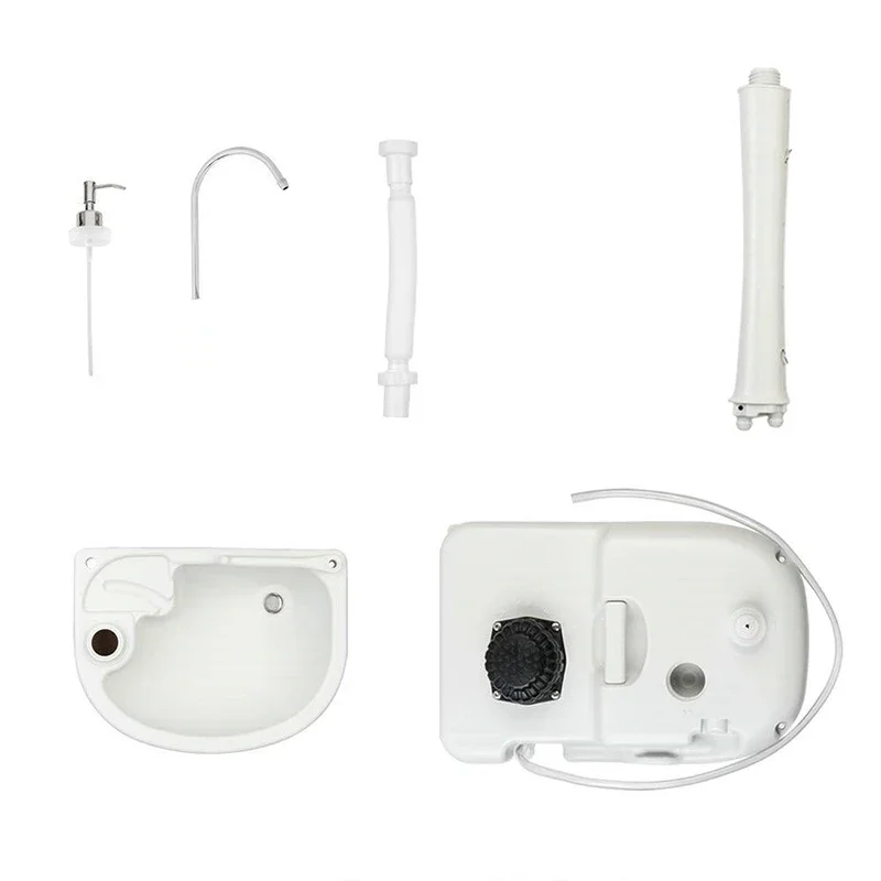 Outdoor BathRoom Sink And Faucet Complete Sets For RV ,Camping, Boat ,Sail ,Home Garden,Hospital CDC