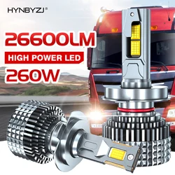 HYNBYZJ 24V 520000LM H7 LED Car Headlight Bulbs H4 H11 H8 H9 H1 Canbus Auto Fog Lamp 9005 9006 HB3 HB4 9012 Car Lights for Truck