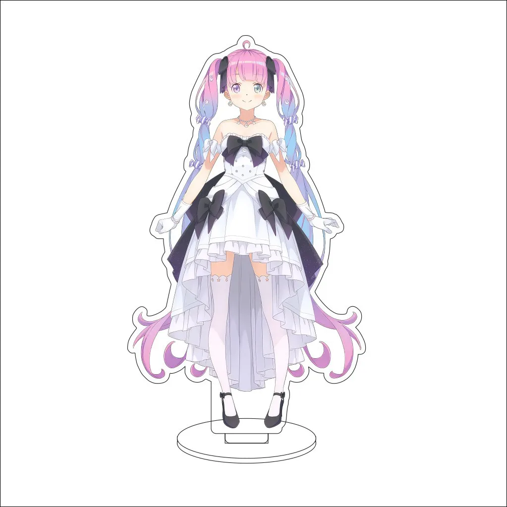 16CM Anime Hololive Figura de acrílico de Vtuber Nekomata Okayu, Hakui Koyori, Natsuiro Matsuri, Takane Lui, adorno de cosplay, regalos.