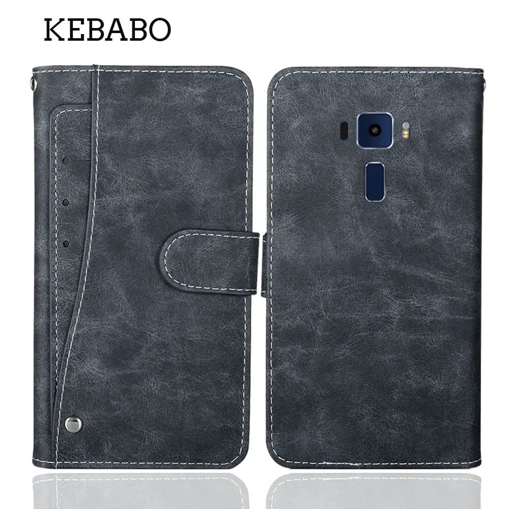 Fashion Leather Wallet ASUS ZenFone 3 ZE520KL Case 5.2