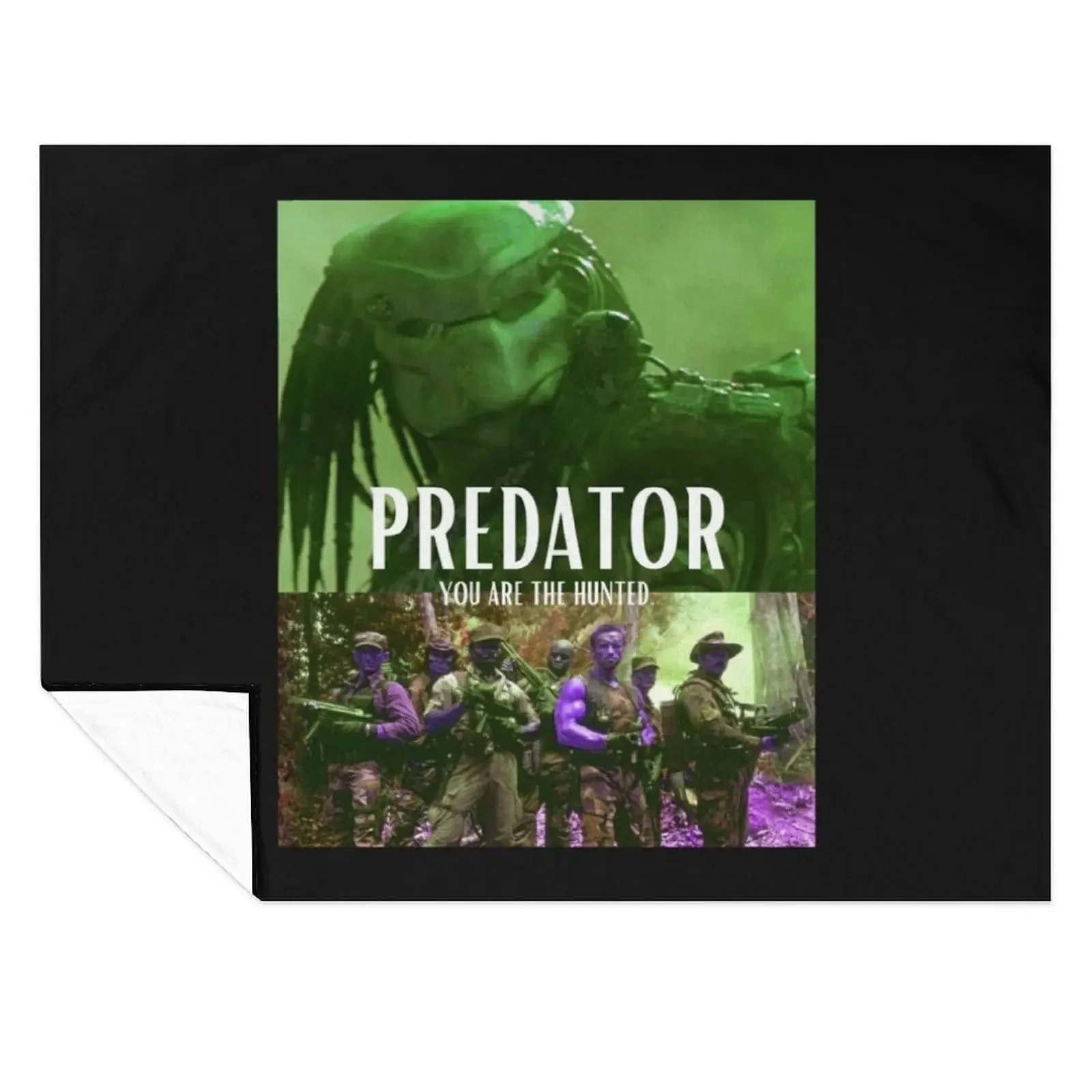 

Predator You are the Hunted Throw Blanket blankets and throws for babies Designers cosplay anime Blankets