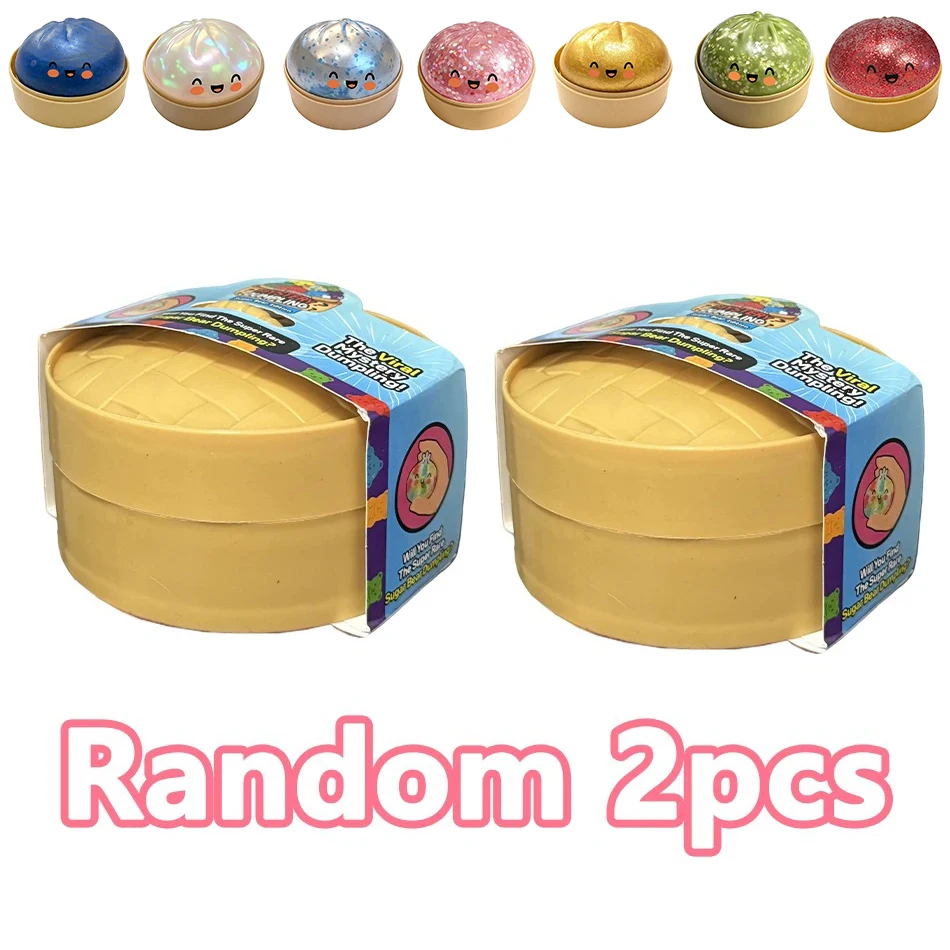 11 Stile Realistische Riesen-Knödel-Quetschspielzeuge mit Bambus-Dämpfer, weiche Teigkugel, Entspannungs-Fidget-Spielzeug, lustiges kreatives Geschenk