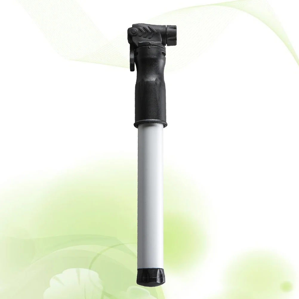 Mini Portable Bike Tyre Pump High Pressure Cycling Accessory Lightweight Durable Carbon Steel Barrel Universal Use Black