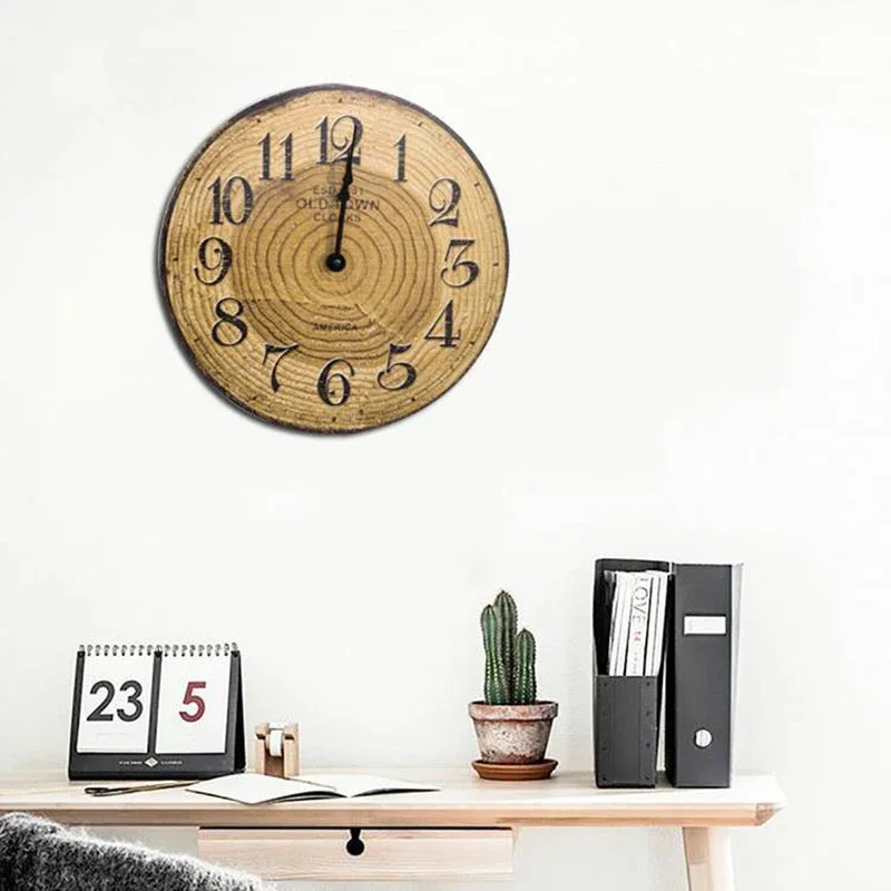 Luxury Quiet Wall Clock Design Outdorr Modern Round Wall Clock Art Stylish Relogio Digital De Mesa Living Room Decoration