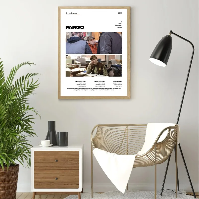 Dramatic TV Show Wall Art Collection The Boys/MobLand/Fargo/Yellowstone Modern Canvas Print Scene Posters for Living Room Decor