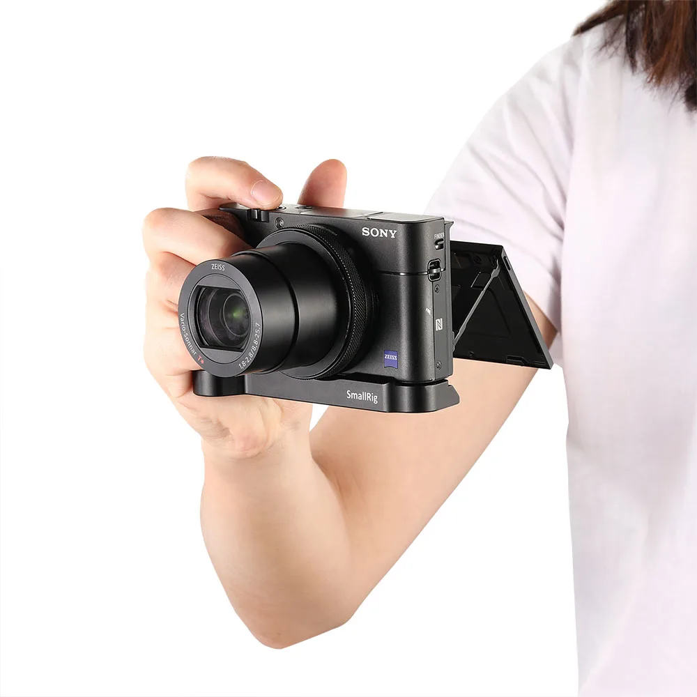 SmallRig L-Shaped Camera Grip for Sony RX100 III/IV/V(VA)/VI/VII Camera Side Plate LCS2467