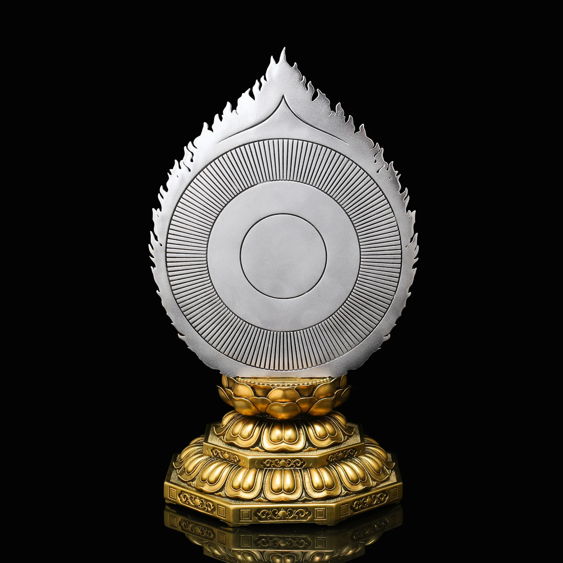 

YFY brass thousand-handed Buddha statue ornament Buddhist hall temple surface silver ancient method old color gold effect