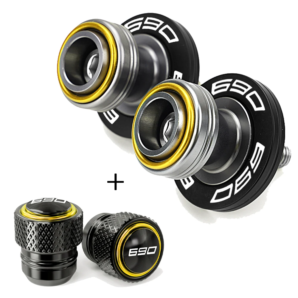 Für KTM 690 SMC Duke 690 DUKE 690 690 SMC SMC R 2008-2022 2023 2024 Motorrad Schwinge Spulen Slider stehen Schrauben Ventil Kappen – Detail 7