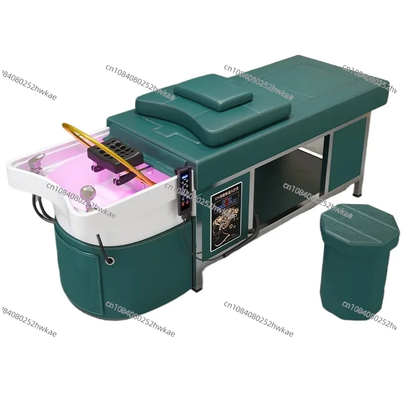 Chinese Medicine Fumigation Moxibustion Massage Table Hair Washing Chair Shampoo Bed