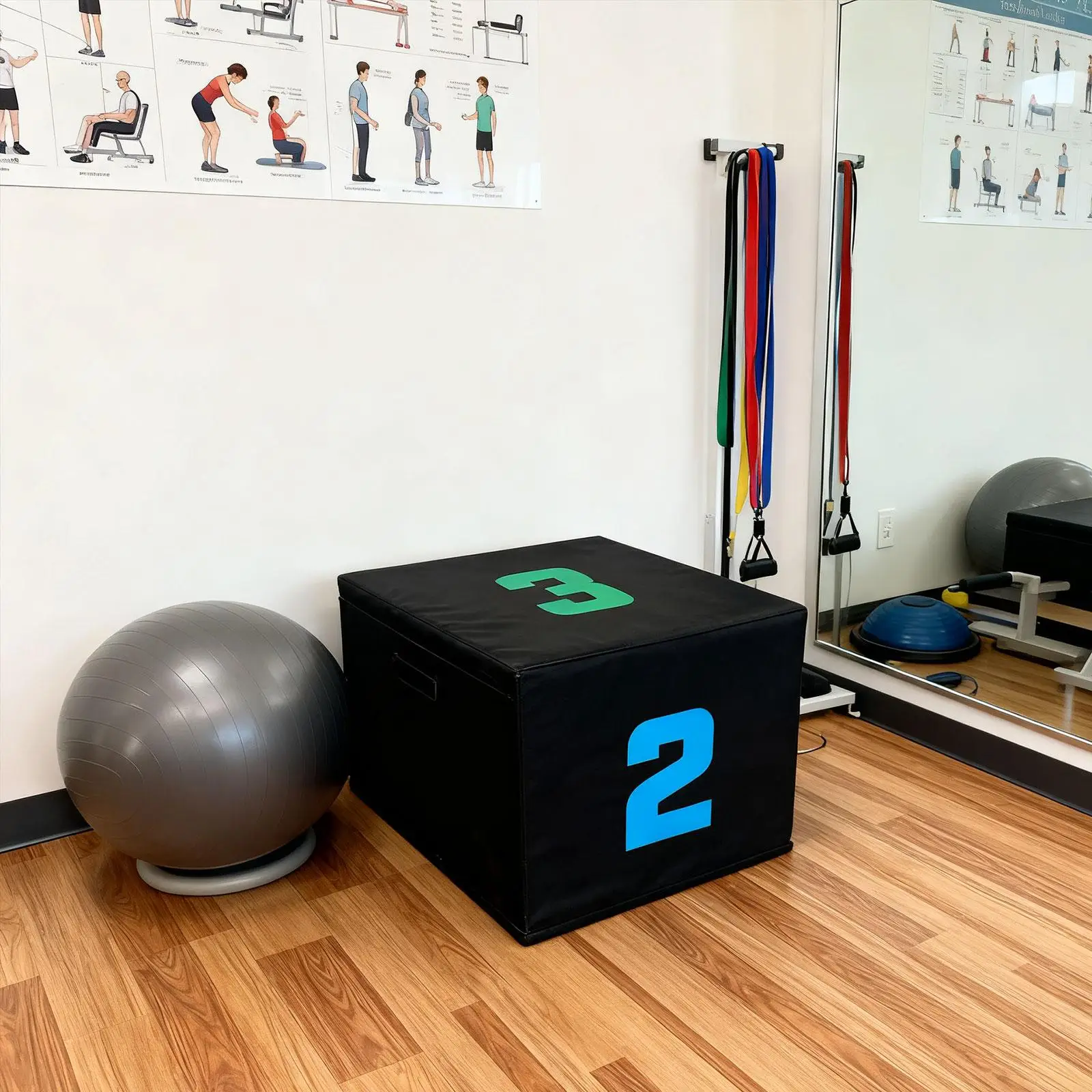 

Метрическая противоскользящая сверхмощная портативная коробка для прыжков, кондиционирования, домашнего спортзала, приседаний, тренировок