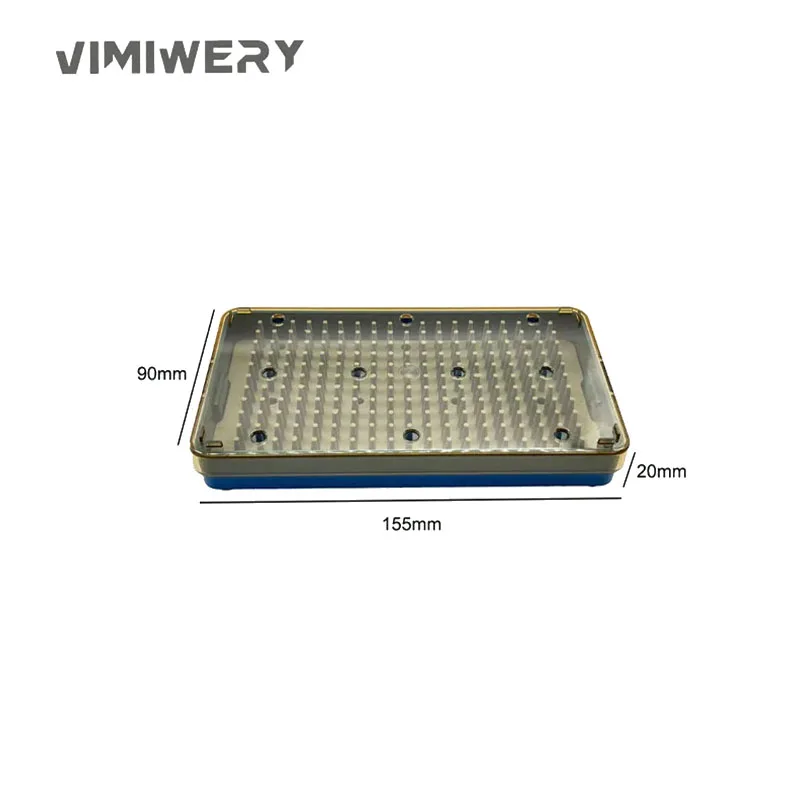 (Small) Plastic Single Layer Sterilization Trays Ophthalmic Surgical Instruments