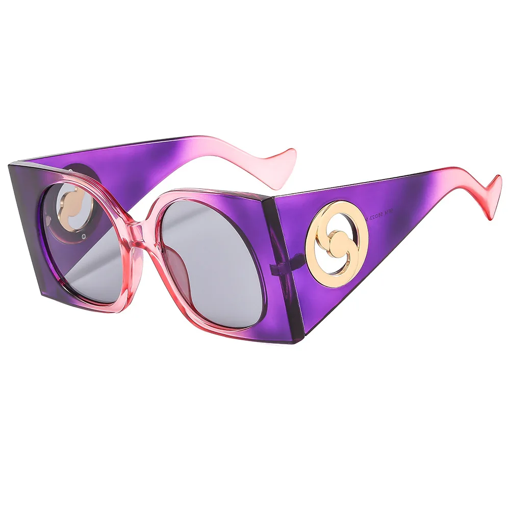 نظارات شمسية نسائية مربعة الشكل بإطار كبير جديد لعام 2025 نظارات شمسية على الموضة الأوروبية والأمريكية