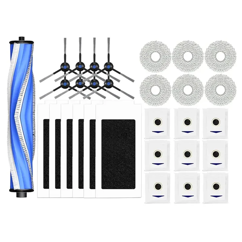 

ABLL-для Ecovacs Deebot T30 Pro Omni/T30 Max аксессуары основная боковая щетка фильтр швабра мешок для пыли запасные части