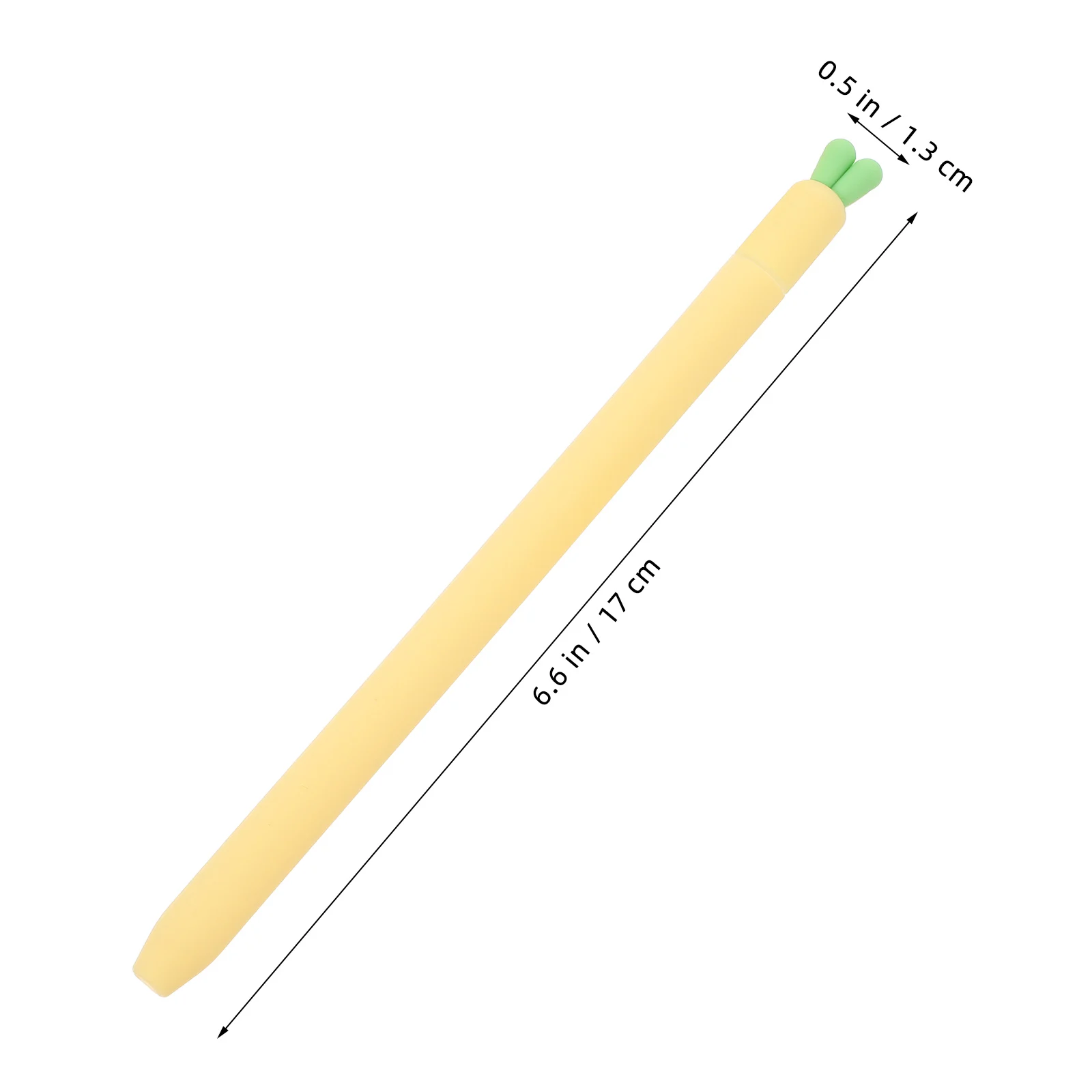

Practical Pen Case for Pencil 1st Gen Yellow Nonslip Anti Skid Stylus Cover Smooth Falling Resistant Pen Sleeve Long