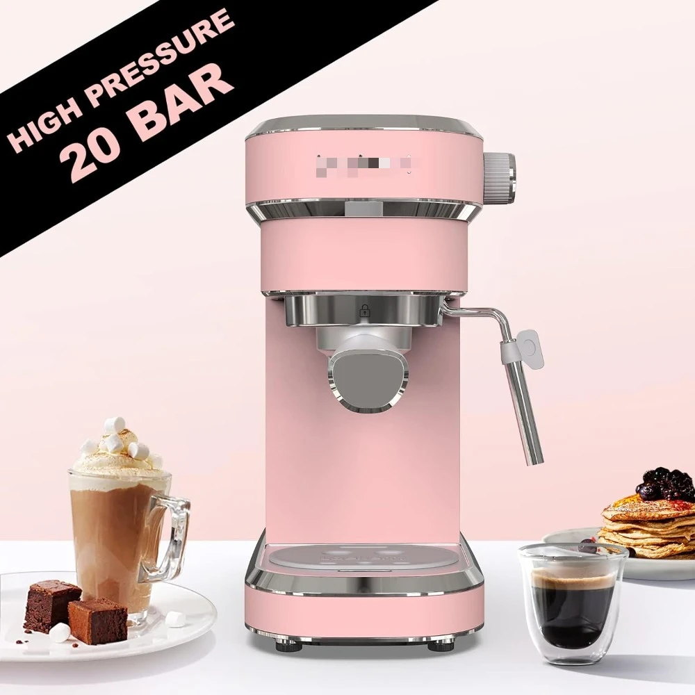 Professional Espresso Machine , Espresso Maker with Milk Frother Steam Wand, Stainless Steel Home Coffee Machines