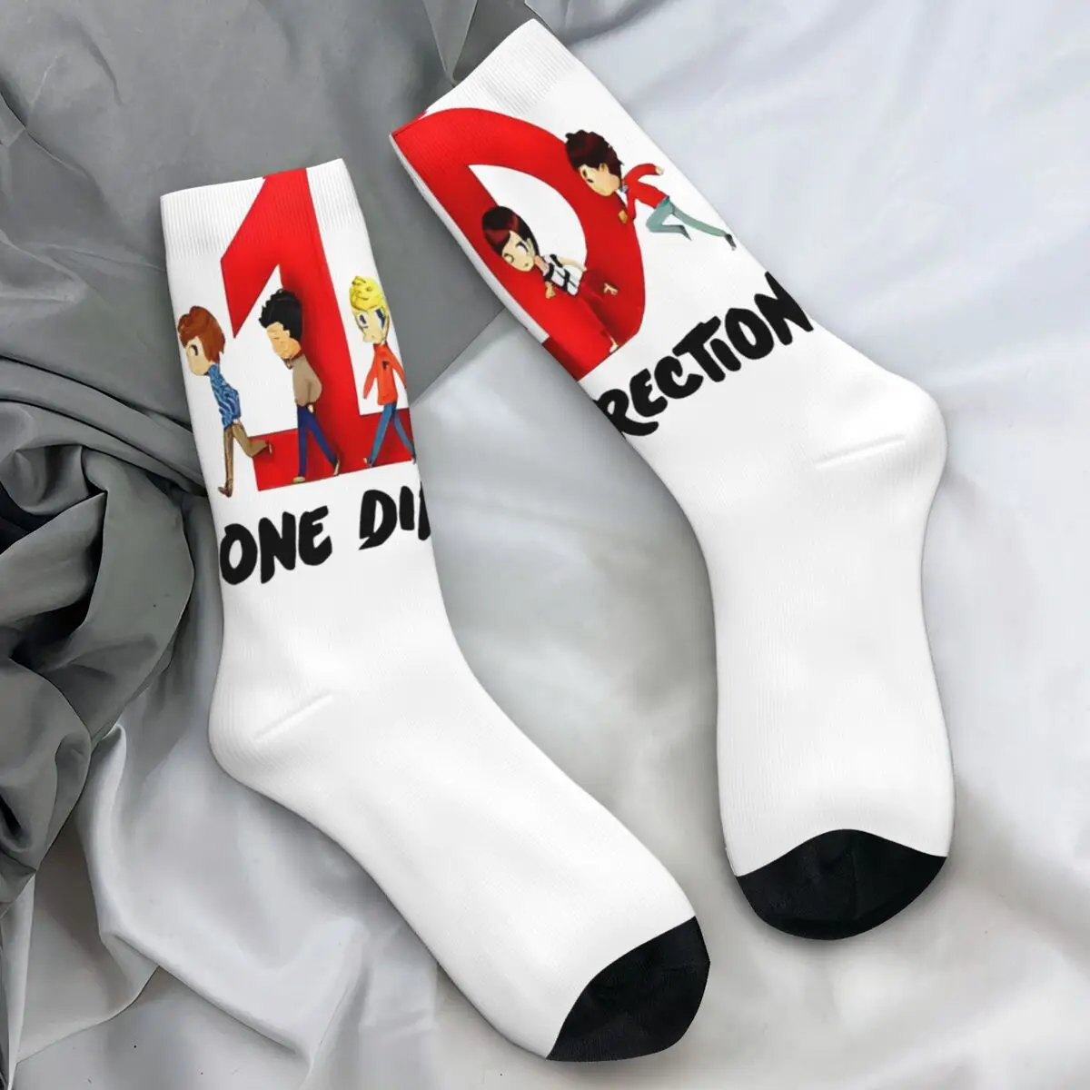 Ones Music And Directions Socks Retro Stockings Men Quality Running Sports Socks Winter Pattern Anti Bacterial Socks