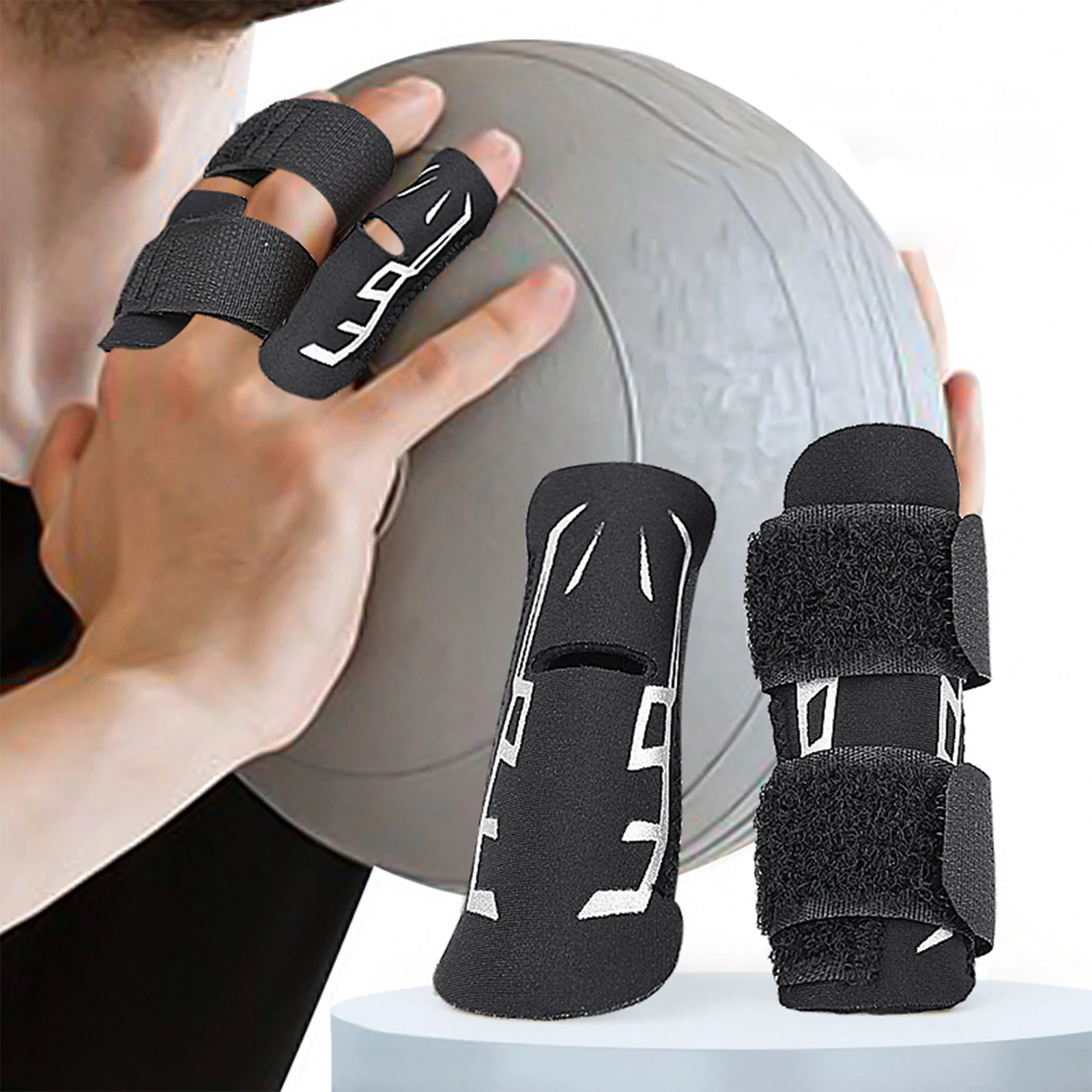 Respirável Anti-Slip Dedo Splint Envoltório, Dedos Profissional Guarda Bandagem, Capa Protetora, Brace Protector, 1Pc