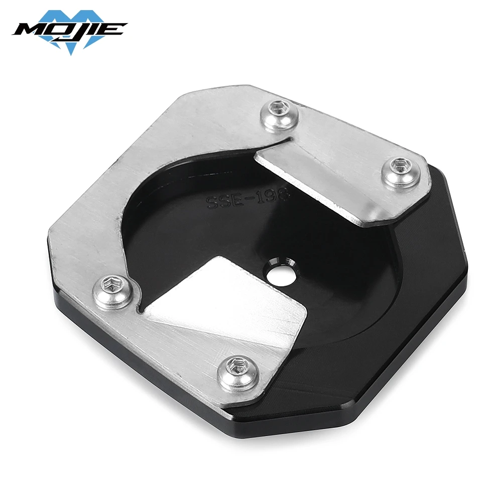 For Yamaha XT1200Z XT1200ZE Super Tenere 1200 XT 1200 Z Motorcycle CNC Kickstand Foot Side Stand Enlarge Extension Plate Pad